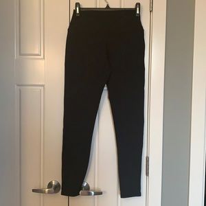 2 Pairs Black Athletic Leggings - Made in Canada